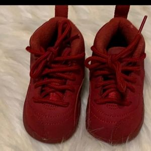 Toddler all red Jordan's
